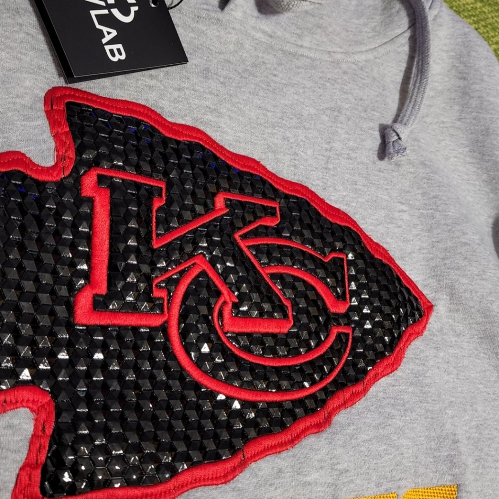 Kansas City Chiefs Hoodie Embroidery applique - Picture 3 of 4